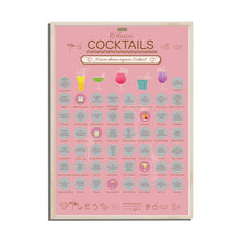 Lade das Bild in den Galerie-Viewer, NIMAXI Rubbelposter Top 50 Cocktails Classic
