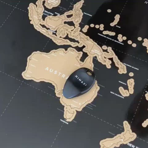 Die Welt zum Rubbeln. Scratch Map Deutsch' von '' - Buch - '978-1
